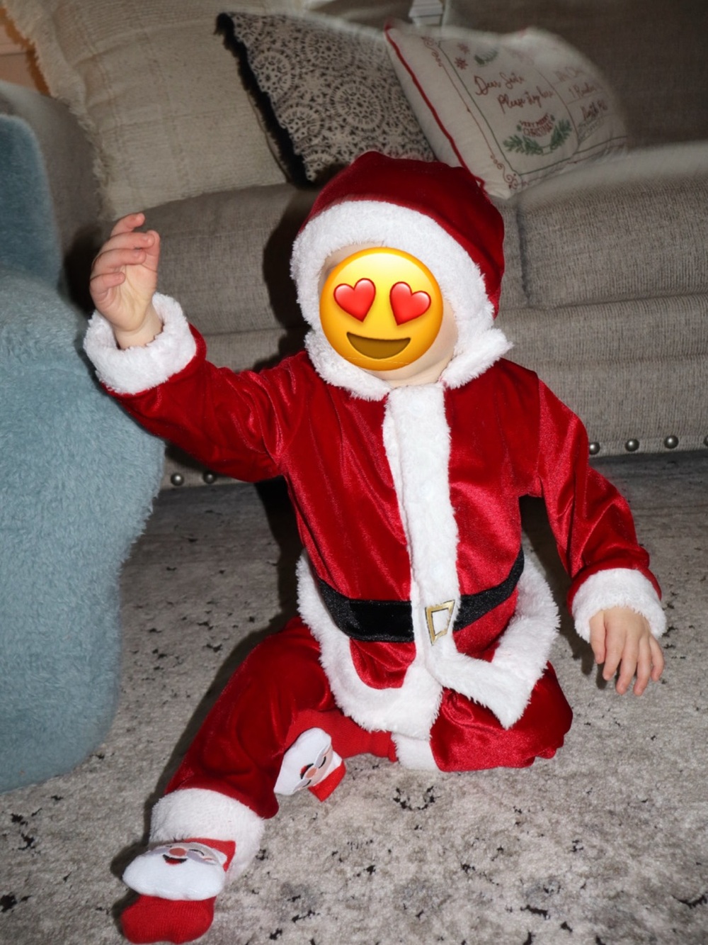 Toddler Santa Outfit